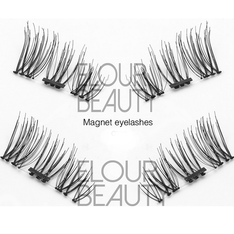 Beauty 3d magnetic false eyelashes China manufacturer EA19